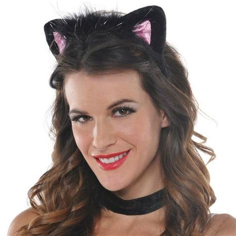 black cat ears headband