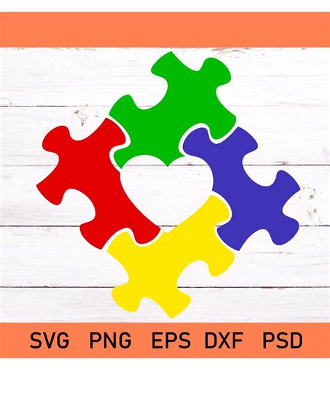 Autism Puzzle Piece Svg