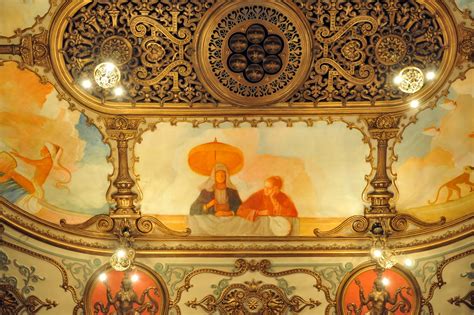 Lord Belmont In Northern Ireland Grand Opera House Ceiling