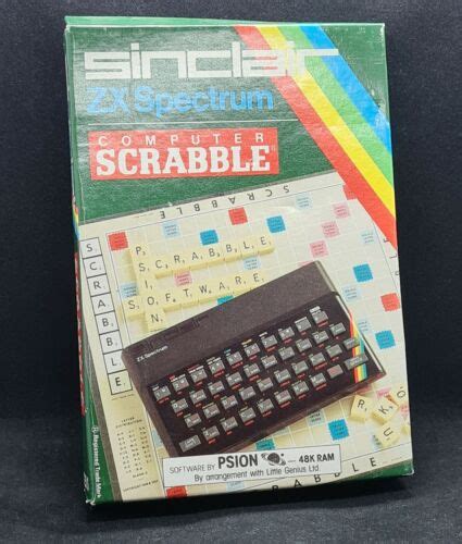 Sinclair Zx Spectrum Computer Scrabble Game 48k Read Description Ebay
