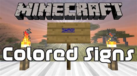 How To Change Text Color In Minecraft Signs How To Change Sign Text