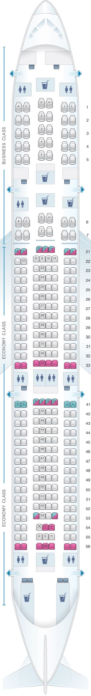 Seat Map Finnair Airbus A340 300 269pax Seatmaestro