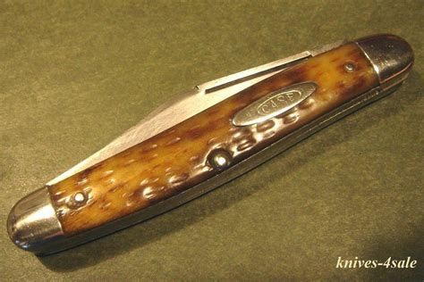 Knives 4sale Antique Case Tested Xx 1920 40 Green Bone 6347 Lp Punch