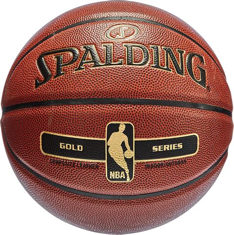 Spalding Nba Gold Ballon De Basket Orange Amazon Fr