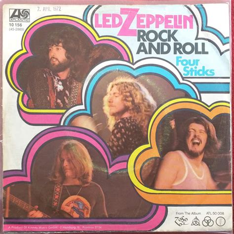 Led Zeppelin Rock And Roll Four Sticks 1972 Vinyl Discogs
