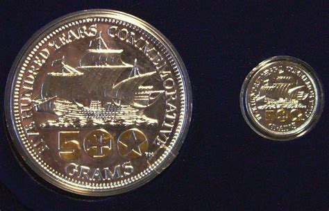 Columbus 500th Anniversary 16oz Silver 2 Coin Set