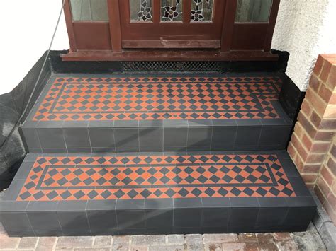 Victorian Mosaic Steps Victorian Mosaic Tile Victorian Tiles