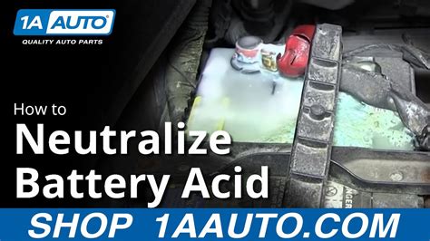How To Neutralize And Clean Battery Acid Corrosion Youtube