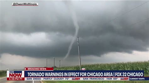 Chicago Tornado Warning Now