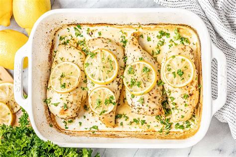 60 best baked chicken recipes. Easy Lemon Herb Baked Chicken Breast | Fit and Healthy Recipes