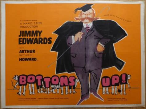 Bottoms Up 1960 Original Uk Quad Filmmovie Poster Jimmy Edwards