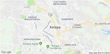 Mapa de Xalapa, Veracruz - Mapa de Mexico
