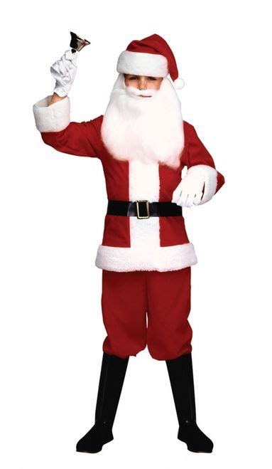 Childrens Santa Claus Suit Boy Costumes Kids Santa Costume