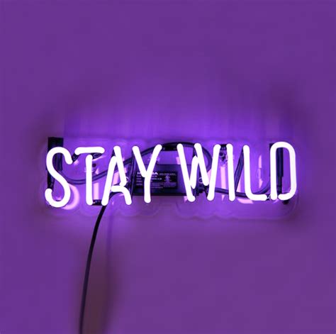 √ Purple Aesthetic Neon Quotes