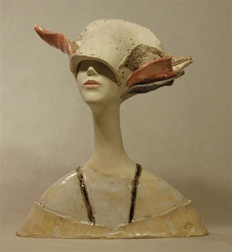 Ceramic Sculpture Ceramic Bust Clay Sculpture Head Of A Woman