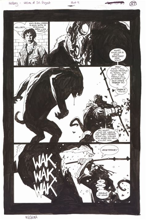 Mike Mignola Hellboy The Wolves Of St August In Jaume