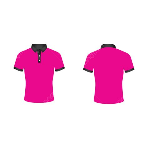 Polo T Shirt Clipart Transparent Png Hd Pink And Black Polo T Shirt