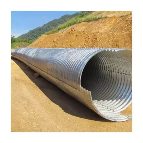 Bridge Complete Galvanized Metal Tunnel Steel Culvert Pipe 2m 1m 3m