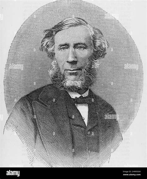 Portrait Of John Tyndall 1820 1893 Engraving 19th Century Stock