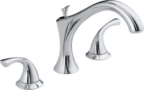 2020 popular 1 trends in home improvement, home & garden with faucet tub filler and 1. Delta T2792 Chrome Addison Deck Mounted Roman Tub Filler ...