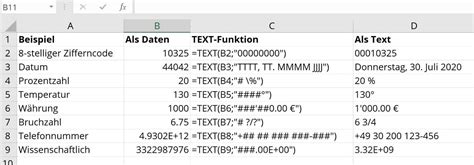 Excel Text Funktion So Wandeln Sie Daten In Einen Text String Um Ionos