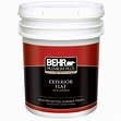 BEHR Premium Plus 5-gal. Medium Base Flat Exterior Paint-440005 - The ...