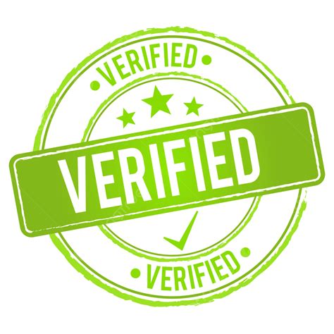 Verified Stamp Vector Verified Correct Stamp Png And Vector With