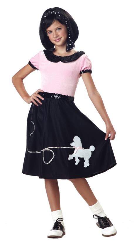 50s Childrens Sock Hoppoodle Skirt Costume The Costume Shoppe