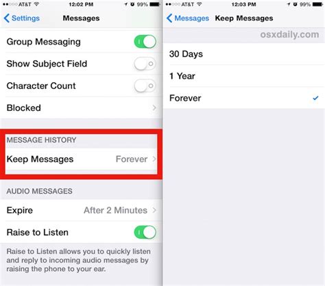 How To Automatically Delete Old Messages From Iphone In Ios