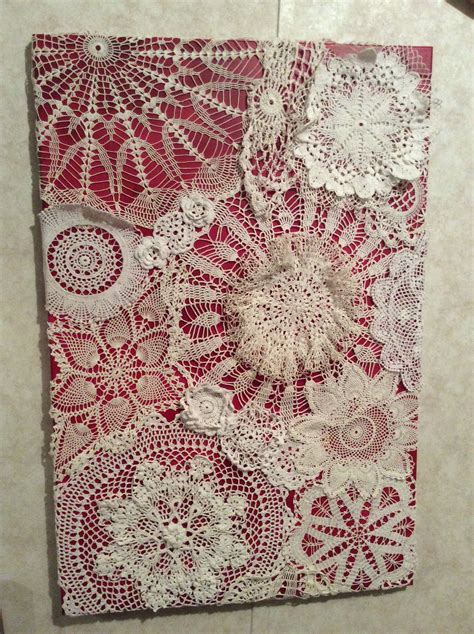Doilies Crafts Lace Crafts Fabric Crafts Sewing Crafts Diy Crafts