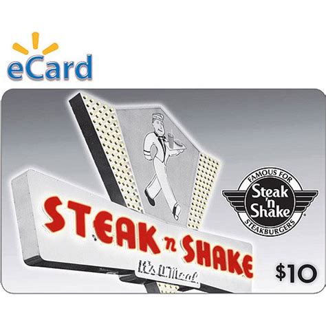 Cardcash enables consumers to buy, sell, and trade their unwanted steak 'n shake gift cards at a discount. Steak n Shake $10 Gift Card (email delivery) - Walmart.com ...