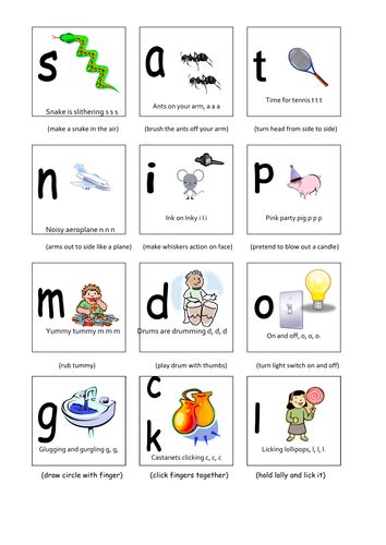 Teach Child How To Read Jolly Phonics Flash Cards Free
