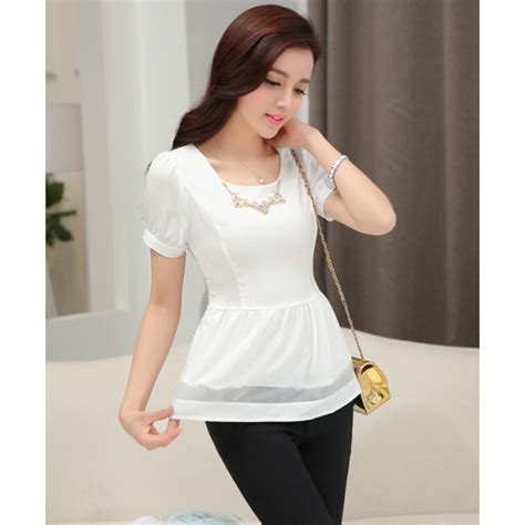 Blouse wanita adalah toko online yang menyediakan berbagai jenis kain dan model blouse. blouse wanita model korea T1982 - Moro Fashion