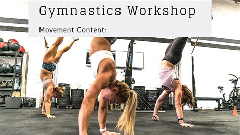 Cfk Gymnastics Workshop Movements Youtube
