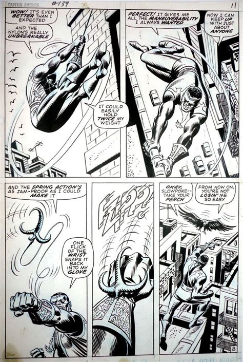 Captain America 139 P 8 Comic Art Romita John Victor Fumettista