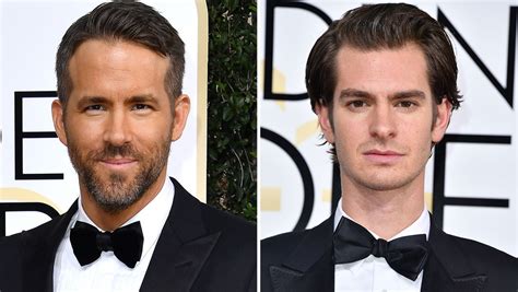 Ryan Reynolds And Andrew Garfield Kissed At The Golden Globes