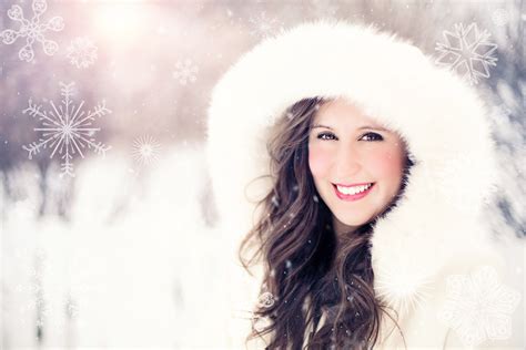 Free Images Snow Cold Winter Girl Woman Fur Model Fashion