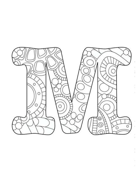 Letter m coloring pages are a fun way for kids of all ages to develop creativity focus motor skills and color recognition. Letter M coloring pages. Download and print Letter M ...