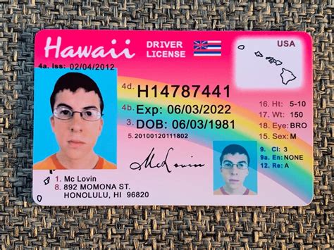 Mclovin Id Card License From Movie Superbad Ultra High Definition Print