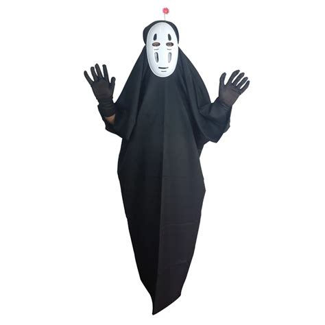 No Face Man Cosplay Costume Spirited Away Kaanashi Disguised Costumes