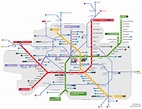 Metropolitana Milano schema rete metro ATM 2018 - Urbanfile