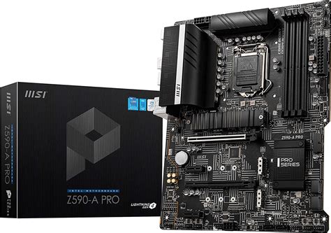 Msi Z590 A Pro Motherboard Atx Supports Intel Core 11th Gen