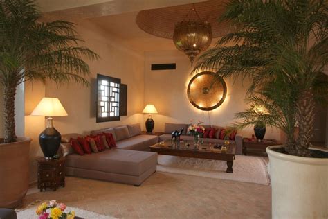 Villa Marrakech Douceur Dorient Le Rêve Décoration Salon Marocain