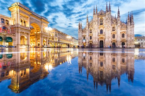 Free Download Wallpaper Italy Arch Town Square Duomo Milan Street