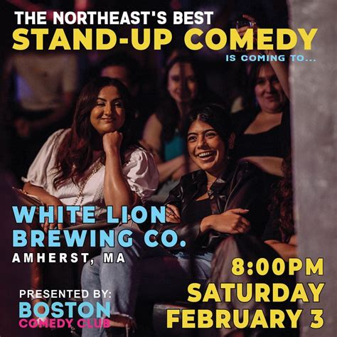 Boston Comedy Club Debuts Stand Up Comedy 24 N Pleasant St Amherst