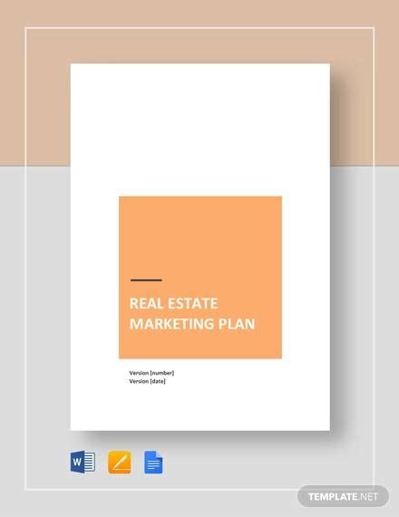 And if you could get your foot in the door, i think you'd be set for life. FREE 11+ Sample Real Estate Marketing Plan Templates in MS ...