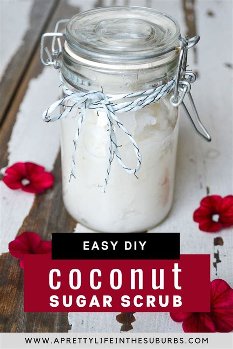 This Coconut Sugar Scrub Is Made With 2 Simple Ingredients And Will