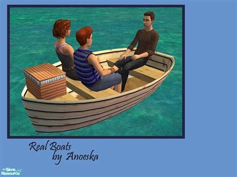 The Sims Resource Real Boats Boat For Ponds Or Terrainpaint