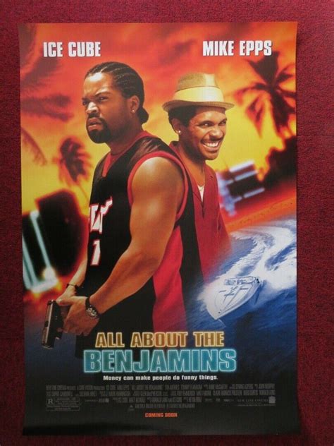 All About The Benjamins Us One Sheet Rolled Poster Ice Cube Mike Epps