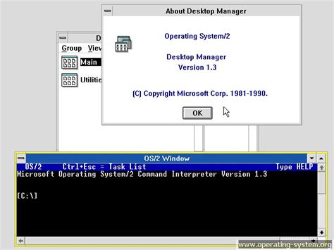 Operating System Screenshot Ibm Os2 13 04